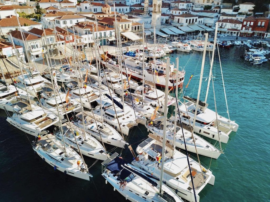 Flota setsail in insula hydra, cyclades xxii, sergiu pavlenco,