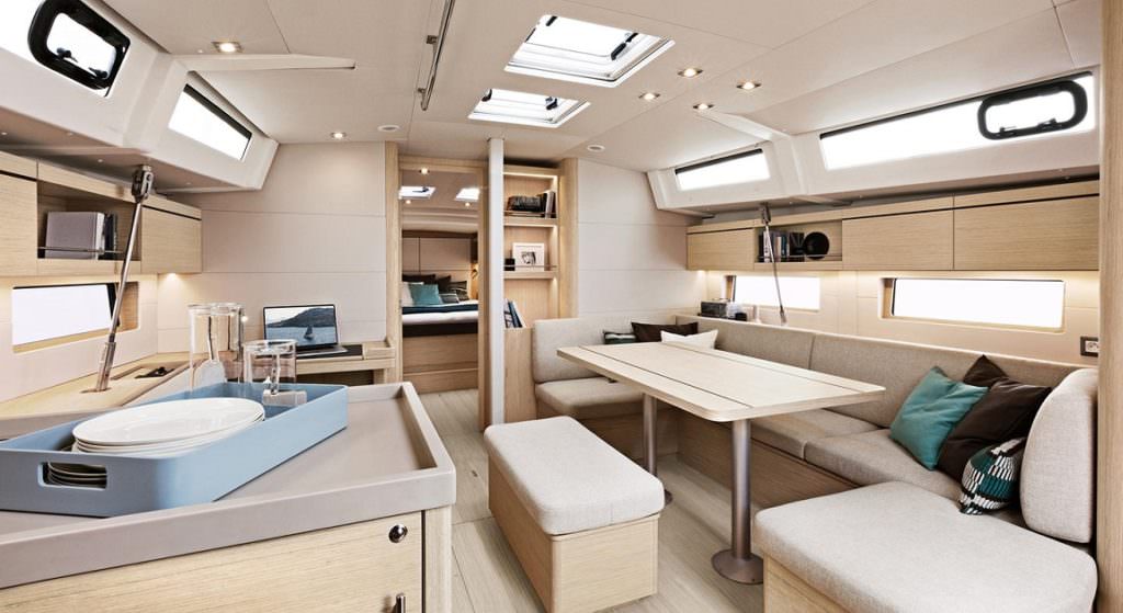 beneteau, oceanis 46, velier, interior,,