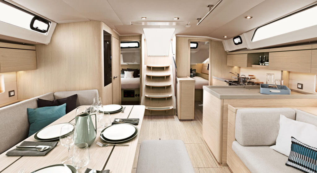 beneteau, oceanis 46, velier, interior,,