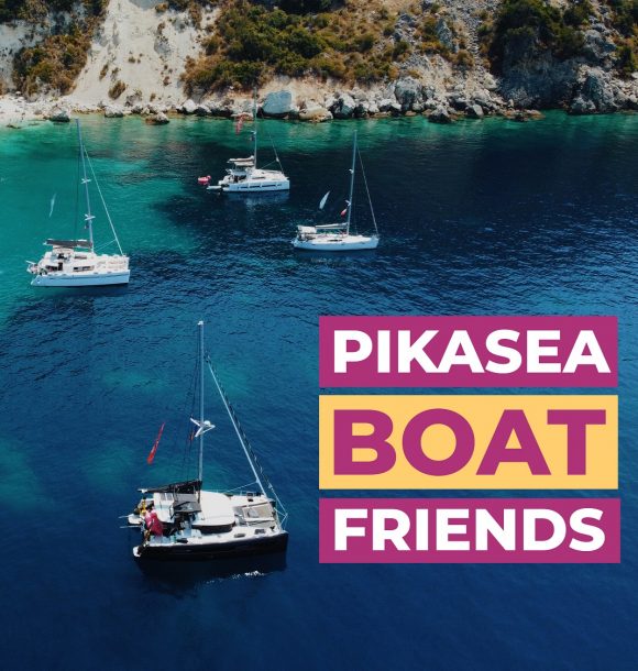 Pikasea, boat, friends,